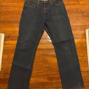 Men's vintage Eddie Bauer Dark Blue Denim Jeans size 34/34